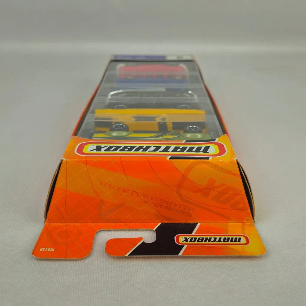Matchbox MBX Metal 5-Pack DieCast Cars M0138 Jaguar VW Bus Custom Van Set (K240)